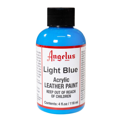 Angelus Light Blue Acrylic Leather Paint - 4 oz.
