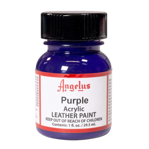 Angelus Purple Acrylic Leather Paint - Flexible Shoe Paint