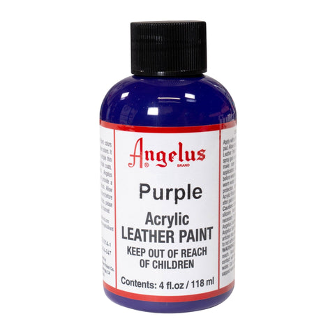 Angelus Purple Acrylic Leather Paint - 4 oz.