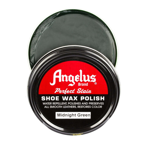 Angelus Midnight Green Shoe Wax Polish