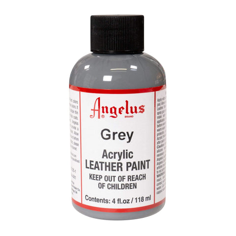 Angelus Grey Acrylic Leather Paint - 4 oz.
