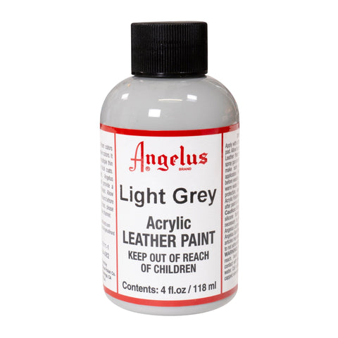Angelus Light Grey Acrylic Leather Paint - 4 oz.