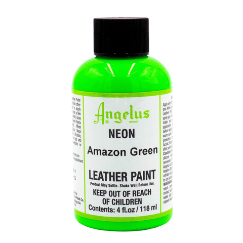 Angelus Amazon Green Neon Paint - 4 oz.