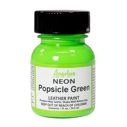 Angelus Popsicle Green Neon Paint - 1 oz.