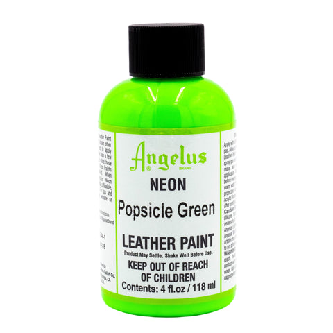 Angelus Popsicle Green Neon Paint - 4 oz.