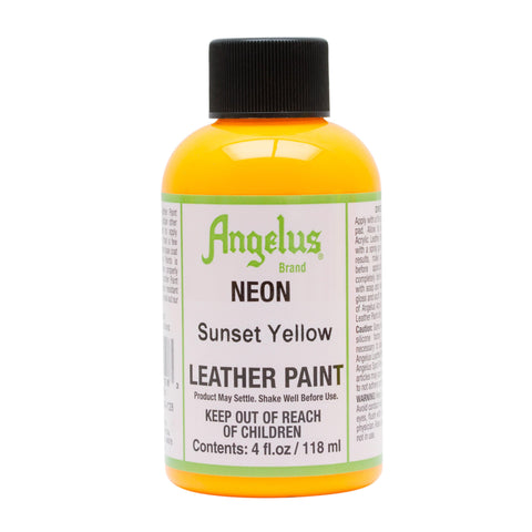Angelus Sunset Yellow Neon Paint - 4 oz.