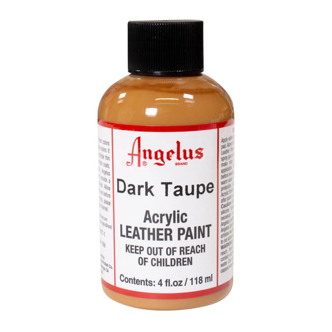 Angelus Acrylic Leather Paint - Dark Taupe, 1 oz
