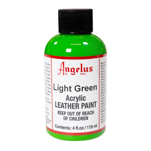 Angelus Light Green Acrylic Leather Paint - 4 oz.