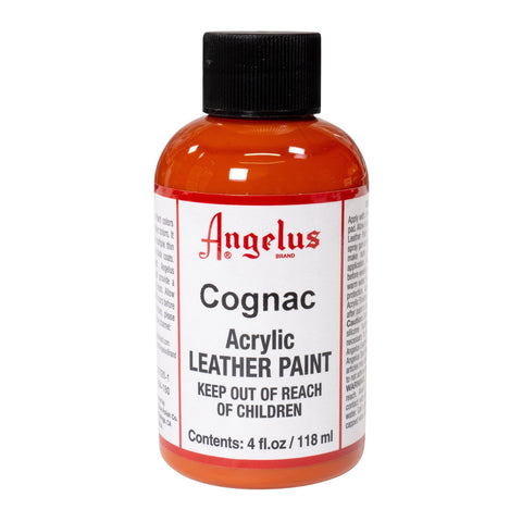 Angelus Cognac Acrylic Leather Paint - 4 oz.