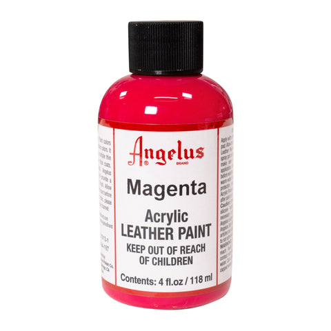 Angelus Magenta Acrylic Leather Paint - 4 oz.