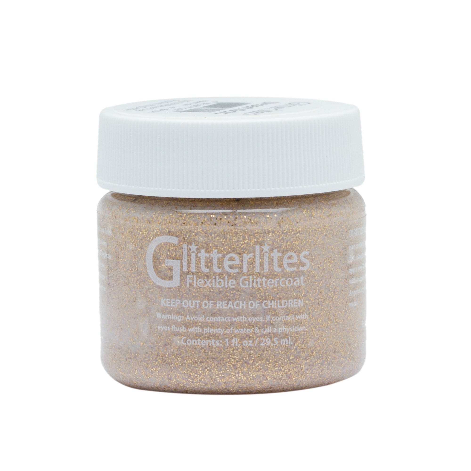 Angelus Glitterlites in Desert Gold are perfect for DIY projects and custom jobs that need some sparkle.