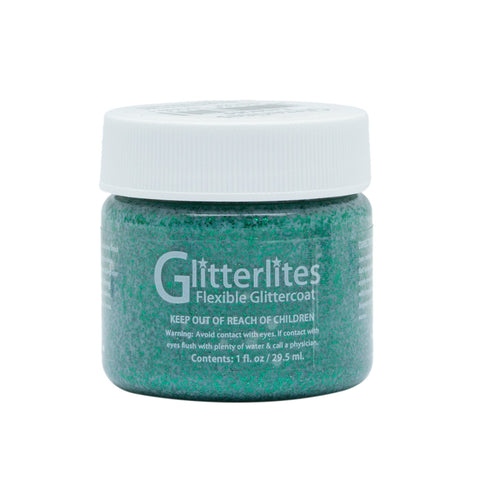 Angelus Glitterlites is a premium leather paint that adds a clean coat of glitter.