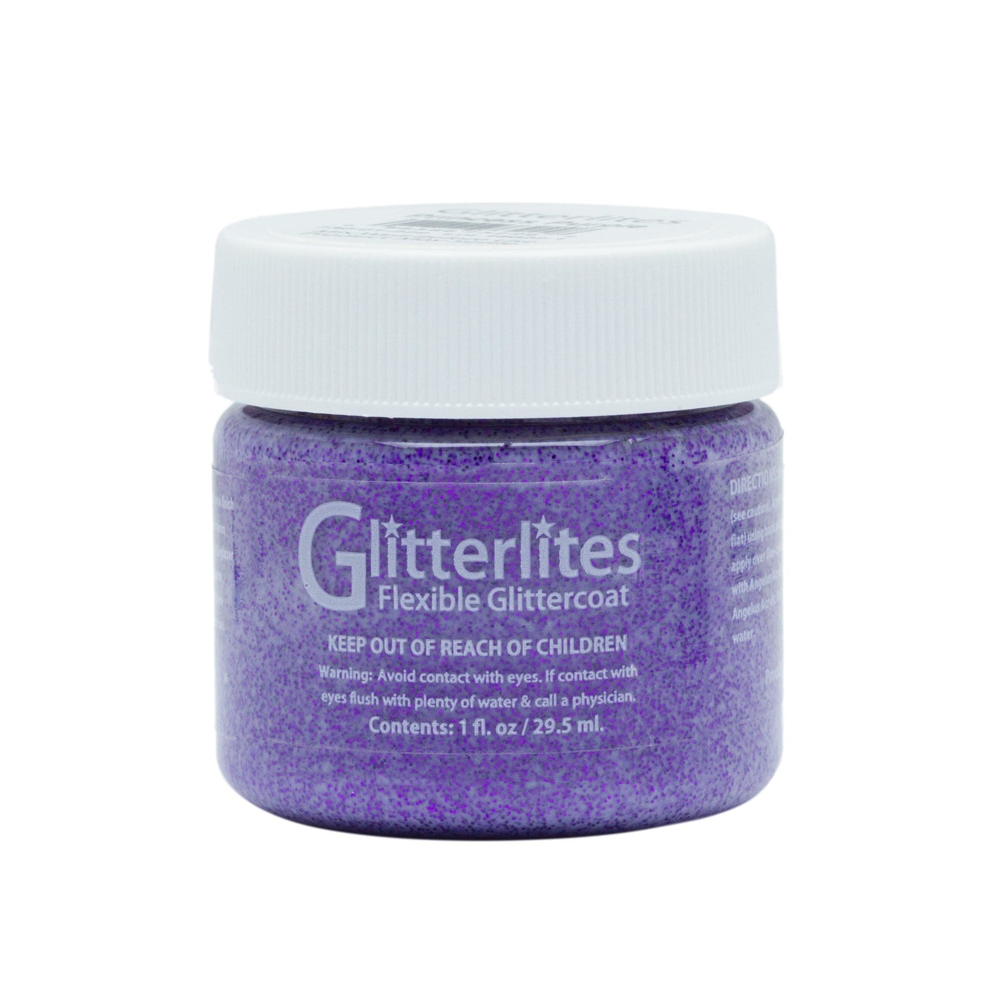 Our Princess Purple Glitterlite is great for decorating and customizing leather.