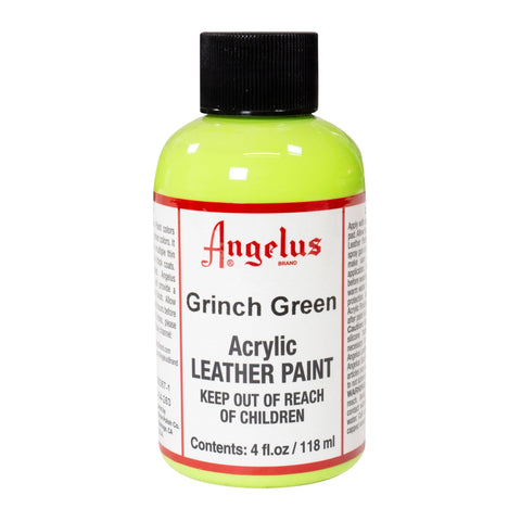 Angelus Grinch Green Acrylic Leather Paint - 4 oz.