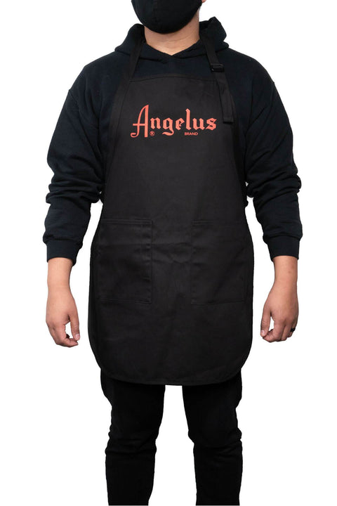 The Angelus Apron is handy when you're working with paints.