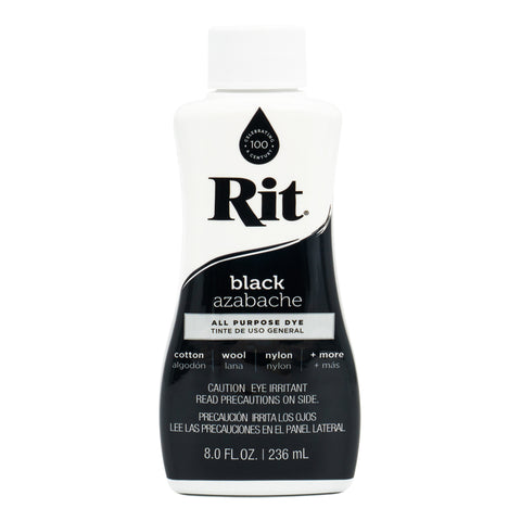 Rit All Purpose Dye, Black - 8.0 fl oz