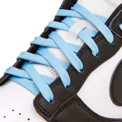 Carolina Blue Nike Dunk Shoelaces by Lace Lab