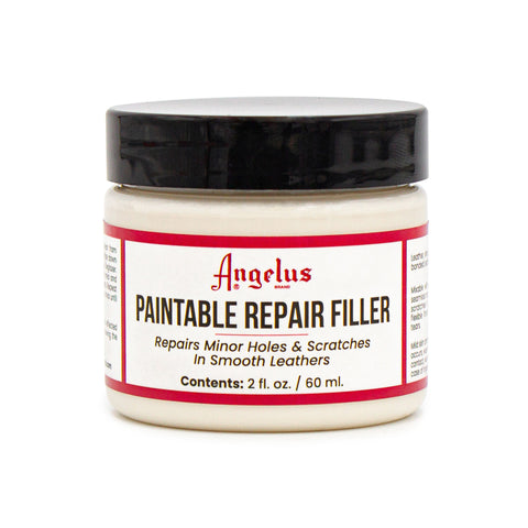 Angelus Leather Filler / Paintable Repair Filler - Repairs minor holes and scratches in leather