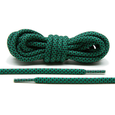 Green/Black Rope Laces