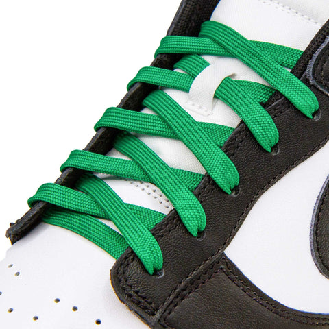 Kelly Green Nike Dunk Shoelaces by Lace Lab