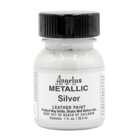 Angelus Silver Metallic Leather Paint - Customize your shoes