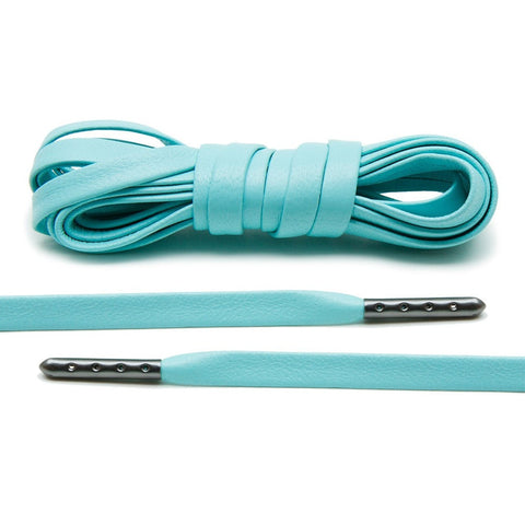 Mint Luxury Leather Laces - Gunmetal Plated