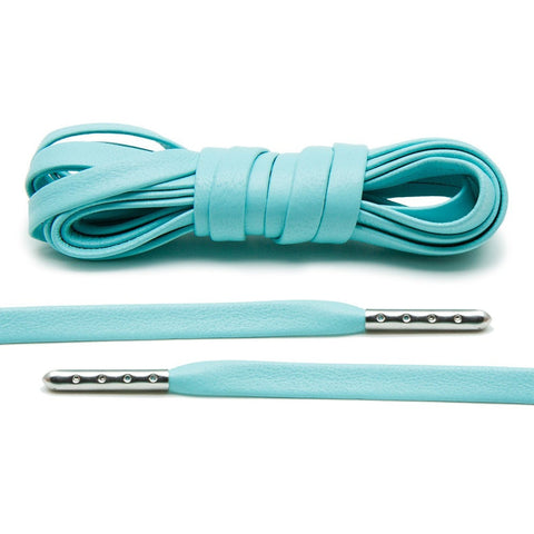 Mint Luxury Leather Laces - Silver Plated