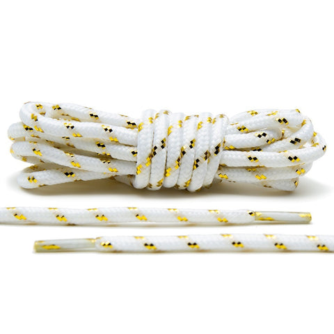 Cordones de cuerda blanco/oro metálico v2.0
