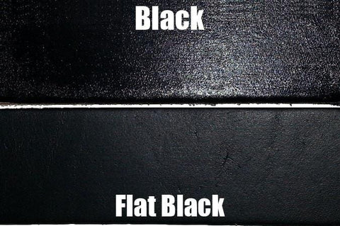 Take the sheen out of your black custom sneakers with our Flat Black Paint.